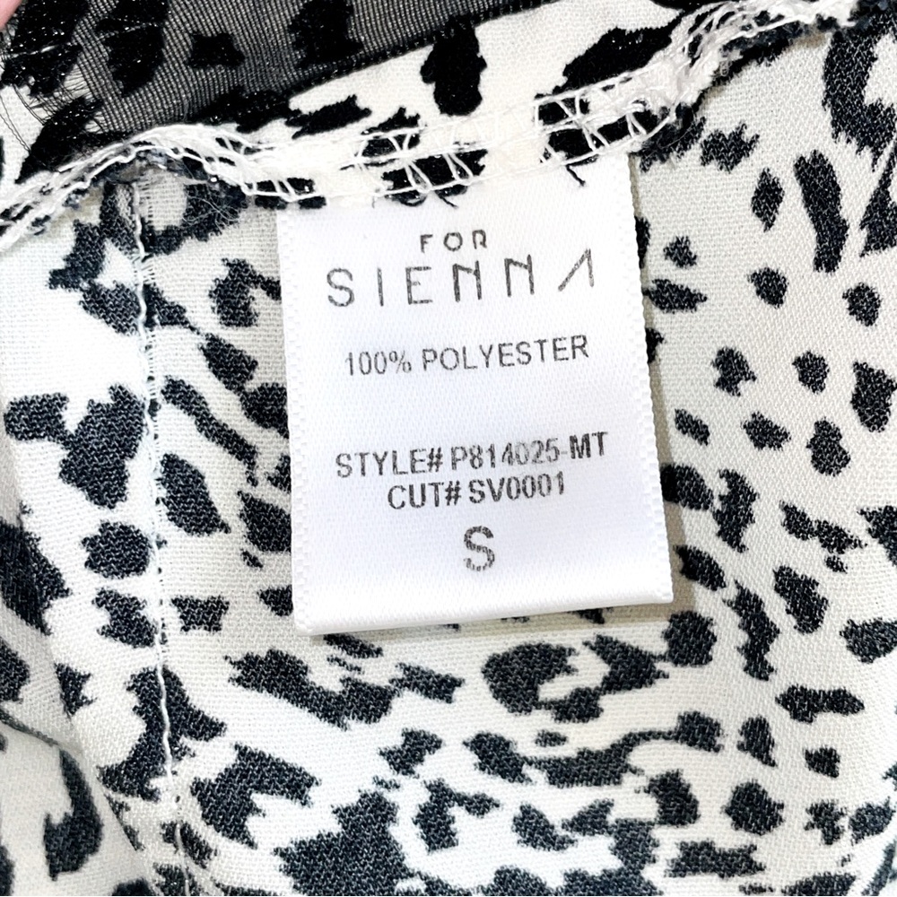 4 Sienna High Waist B&W Leopard Joggers - Picture 7 of 12
